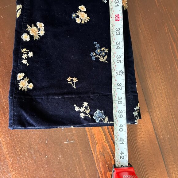 Driftwood Wyatt velvet embroidered pant, 27 - Picture 9 of 9